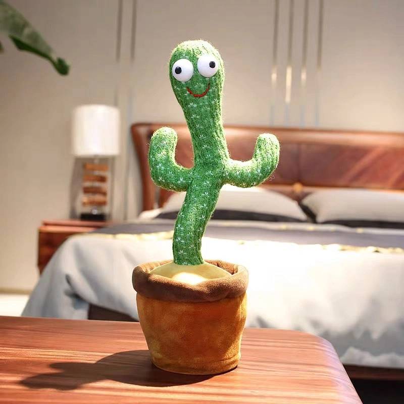 Dancing Cactus Singing Music Baby Plush Toy Electric Doll