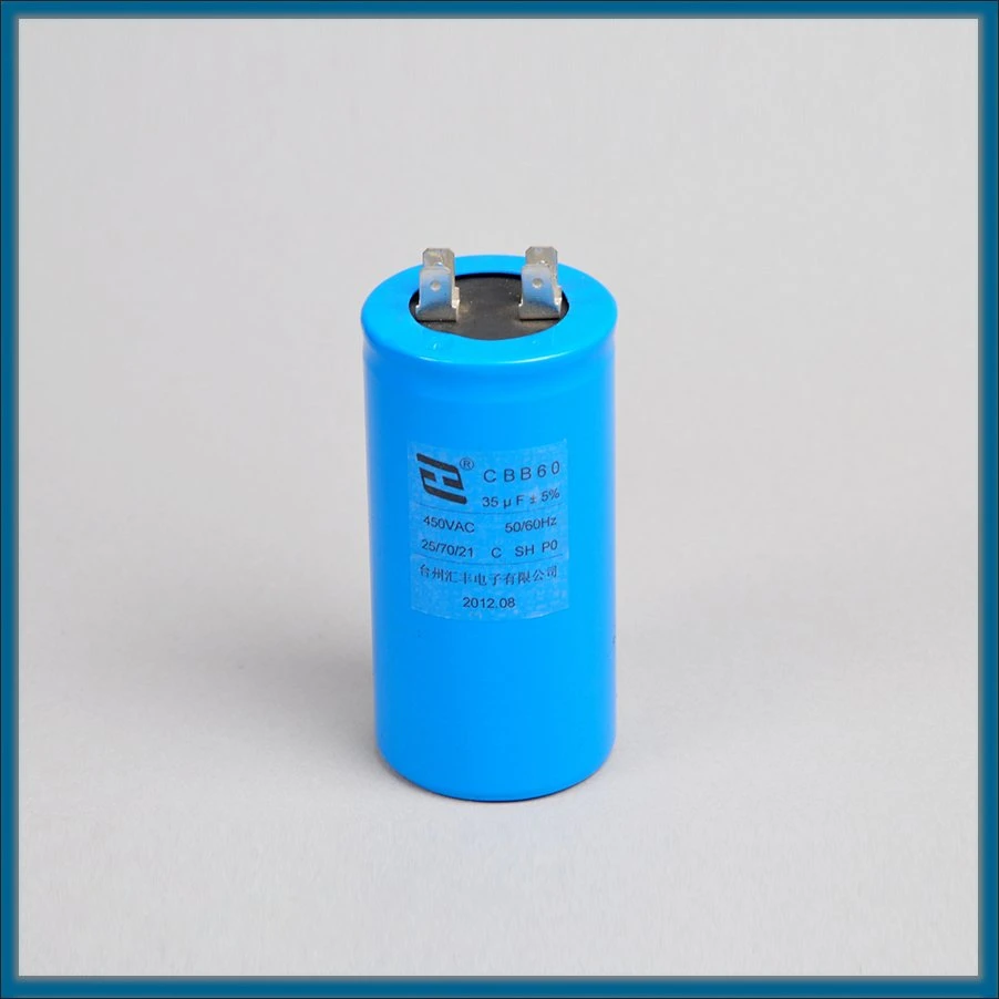 Multiple Specifications Cbb60 Polypropylene Film Resistor Capacitor Washing Machine and Dryer