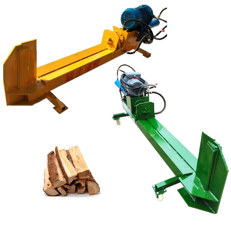 Machine de fendage de bois électrique à mouvement cinétique pour machines forestières.