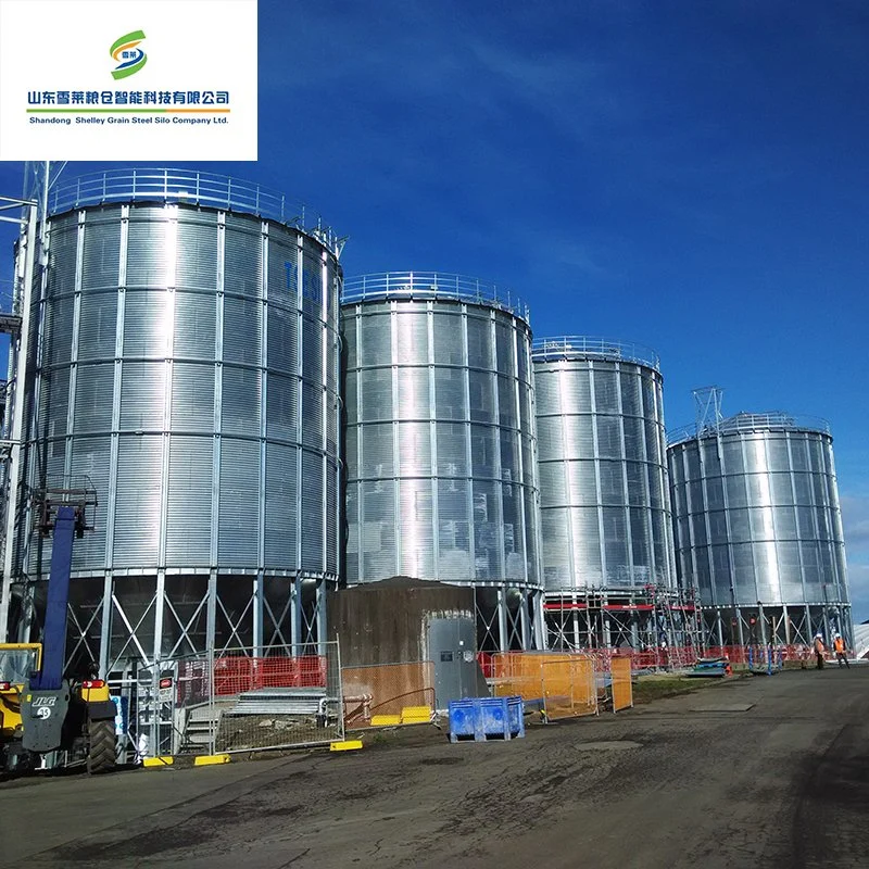 Hopper Bottom Corrugated Steel Wheat Maize Paddy Storage Grain Silo