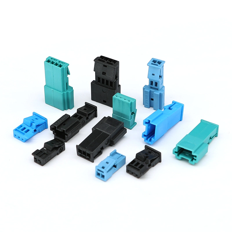 3-1452577-1 Te/AMP 2pin Cyan Automotive Wiring Harness Connectors Housing for Female Terminals 1-1718333-1