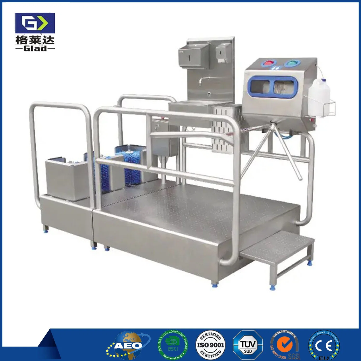 Water Boots Washer Machine Personal Hygiene Stationand Entry Control Devices Automatic Shoe Washing & Disinfection / Hand Washing Sold