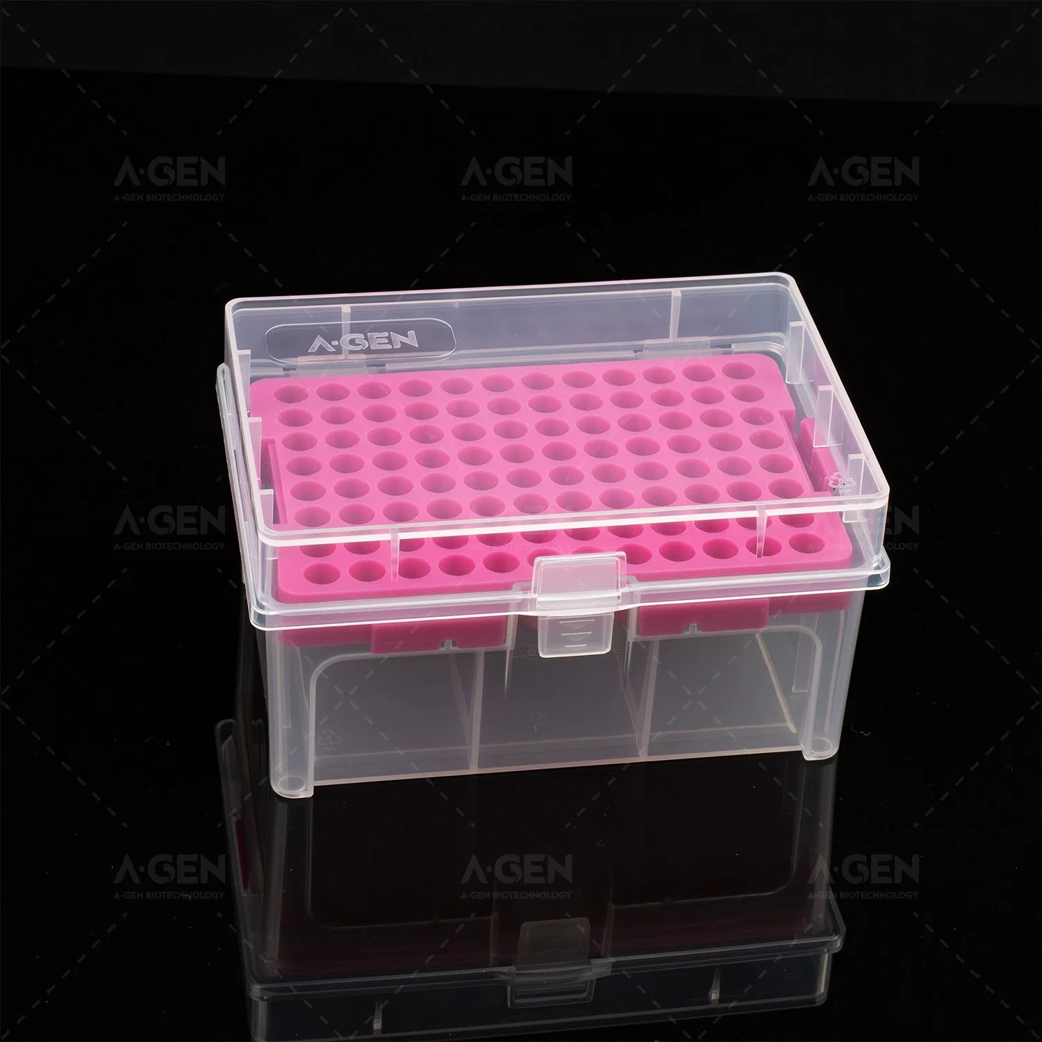 100UL Disposable DNA and Rna Free PCR Transparent Pipette Tips