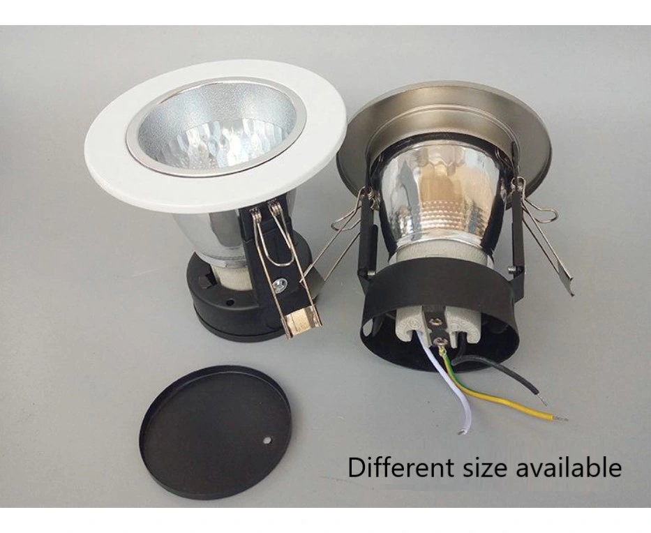 Downlight LED tradicional de buena calidad de la caja con aluminio y E27 Socket