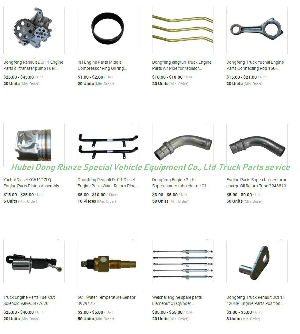 Dongfeng Truck Parts (Truck Engine Parts)