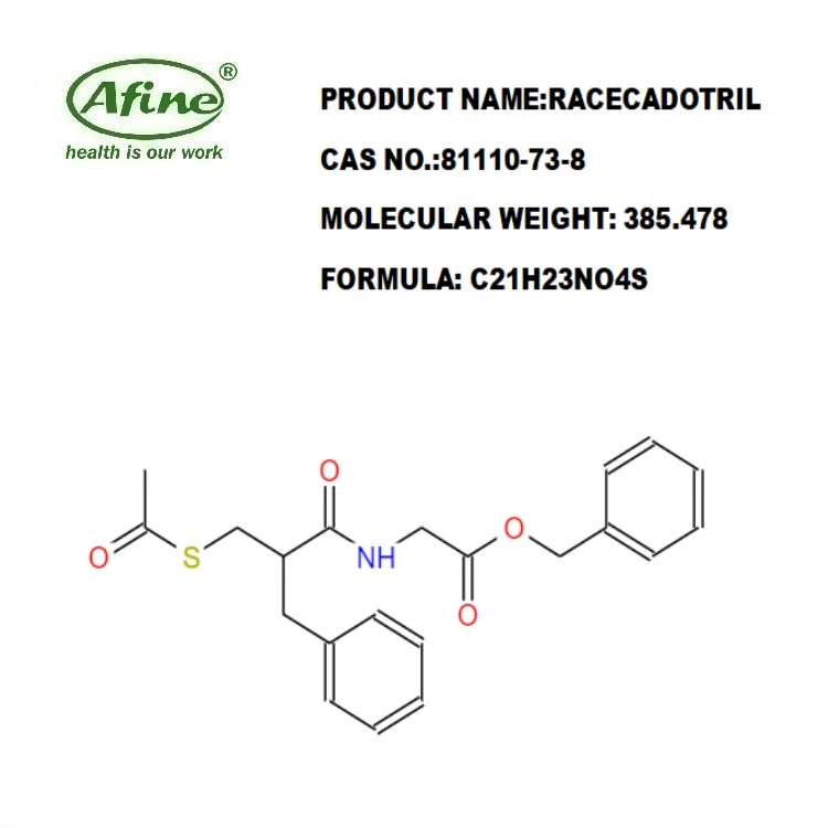 CAS 81110-73-8 Racecadotril / Cadotril / Acetorphan / Redotil / Benzil 2- (3-(ACETYLTHIO)-2-BENZYLPROPANAMIDO) acetato de vinilo