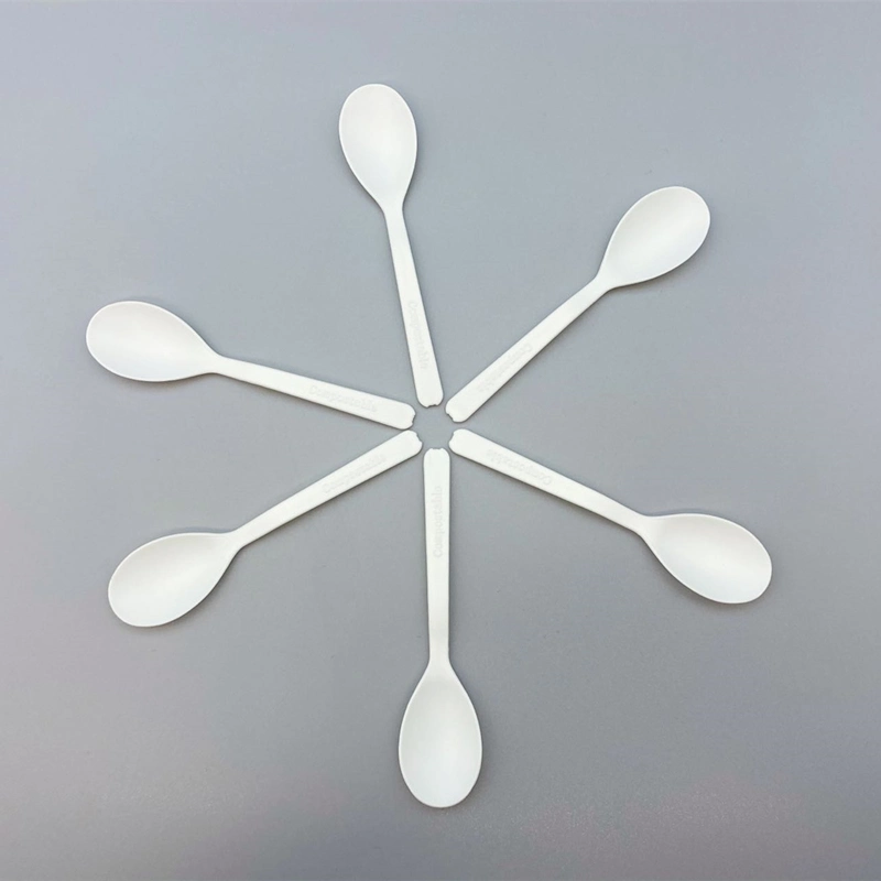 High quality/High cost performance Mini Coffee Tea Spoon Disposable Biodegradable Disposable Cpla Tea Spoons