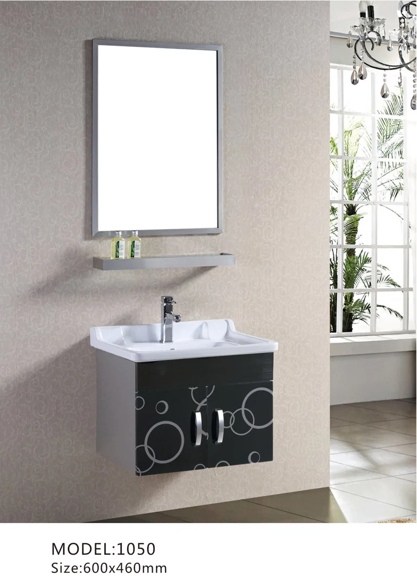 Armario de acero inoxidable Muebles de Baño Conjunto de vanidad Wall-Mounted