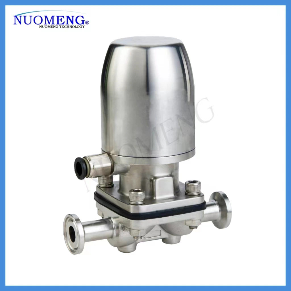 Sanitary Stainless Steel SS304/SS316L Pneumatic Diaphragm Valve