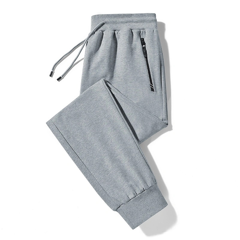 Cotton Men's Sweatpants Spring Casual Pants Loose Large Size Sweatpants Straight Pants Men