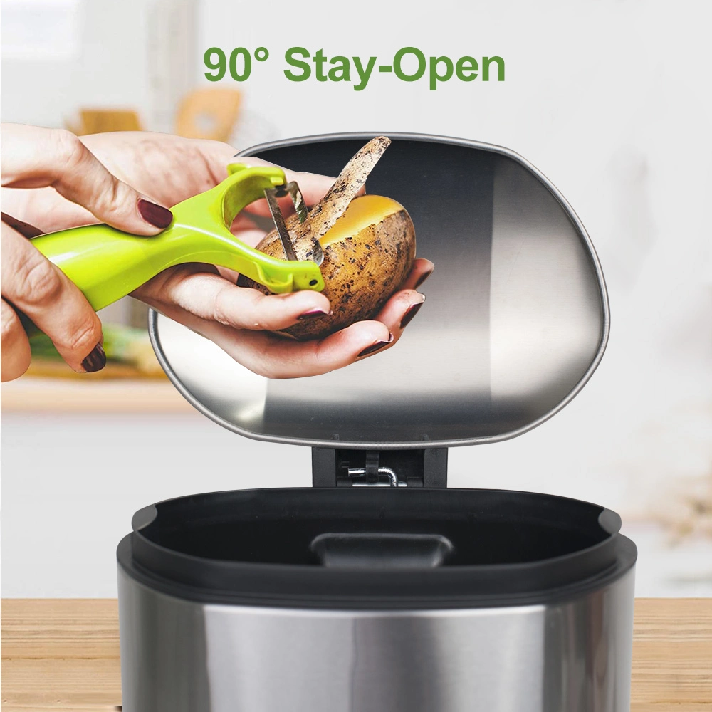 5L Apple Shape Stainless steel Pedal Trash Can