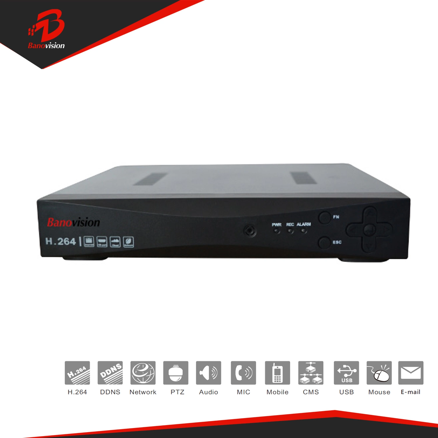 Seguridad grabador de vídeo digital independiente 8CH DVR CCTV XVR