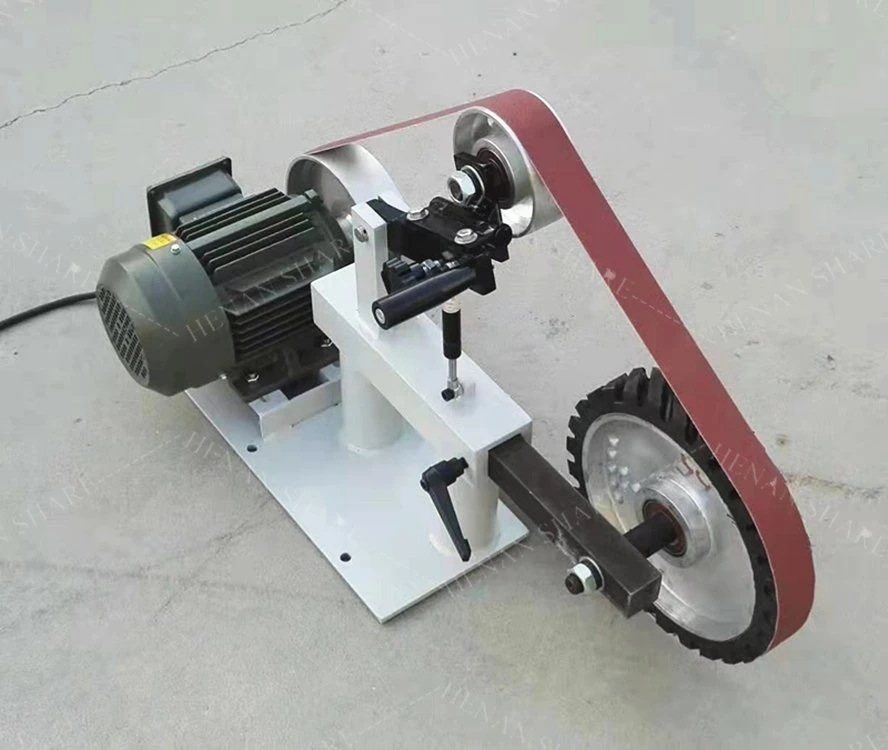 Industrial Sand Belt Grinding Machine Belt Grinder Knife Contact Wheel