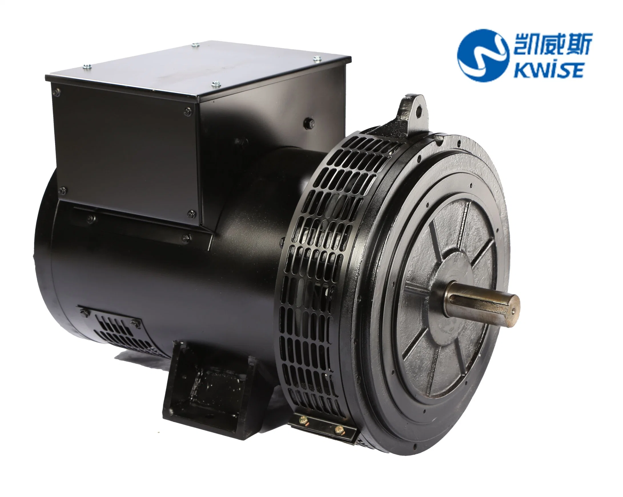 Elevação de baixa temperatura de 50 kVA da KWise e longa vida de serviço Alternador síncrono de rolamentos simples trifásico gerador de motor a diesel