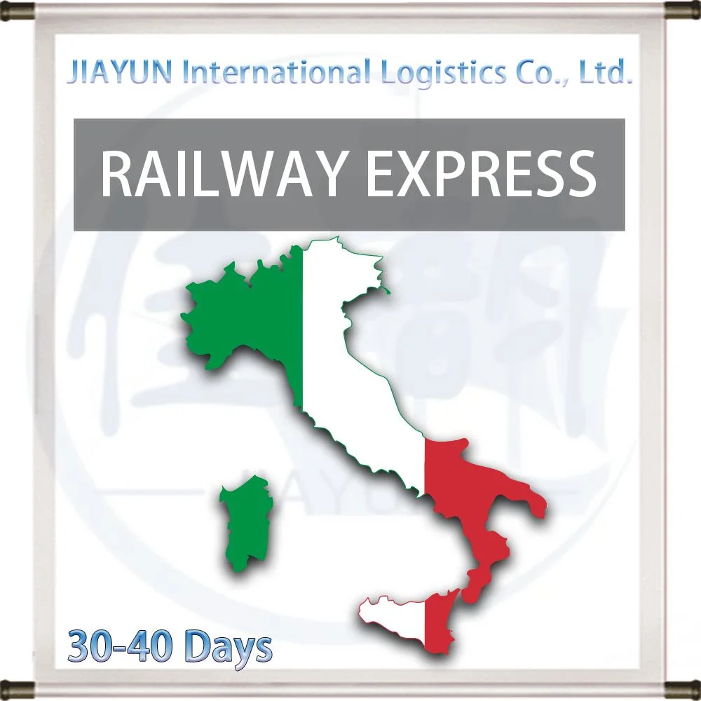 1688 Alibaba Forwarder Shipping Agent DDU DDP FCL LCL Shipping Transport ferroviaire transport ferroviaire Express fret de la Chine à l'Italie IT