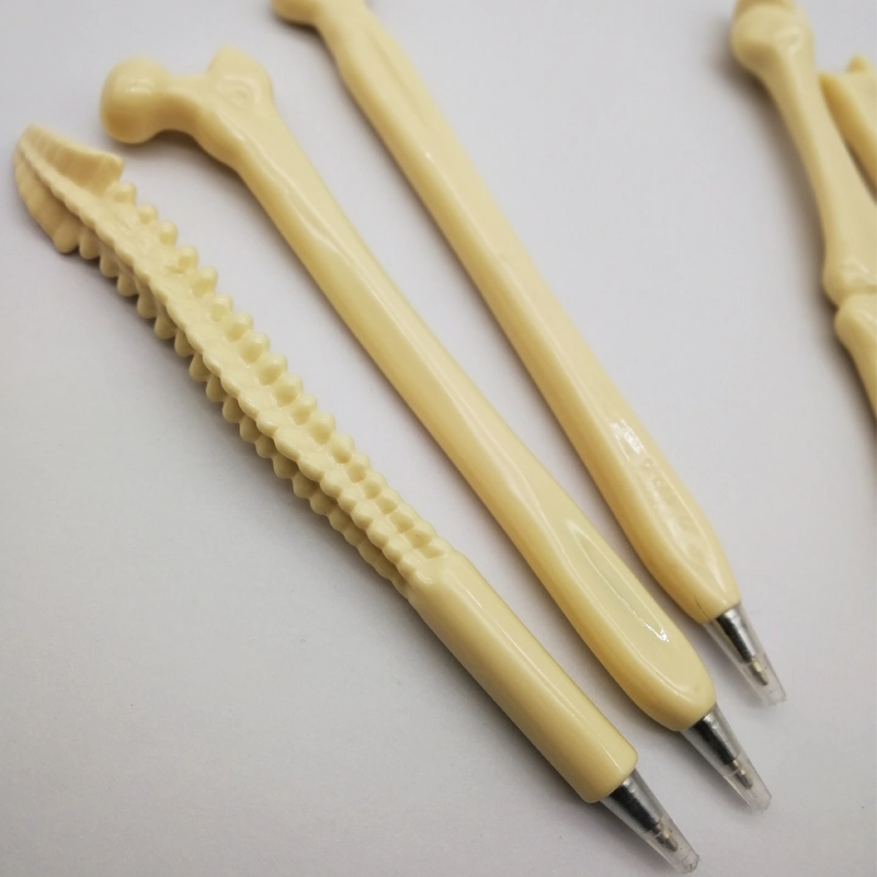 Office Supplies Plastic Cheap 5 Style Bone Shaped Ball Pens