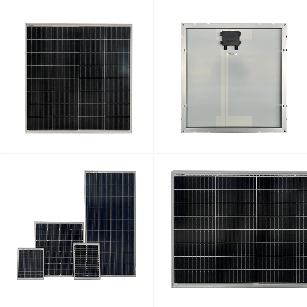 Ue Renewable Energy Solar Panel 12V 150W 160W 170W 180W Black