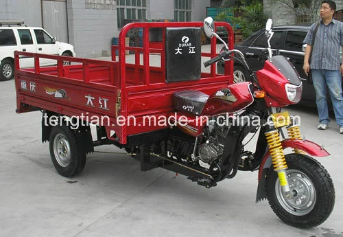 Goods Transport City Tuktuk Tricycle Closed Cargo Gasoline with Cabin From China