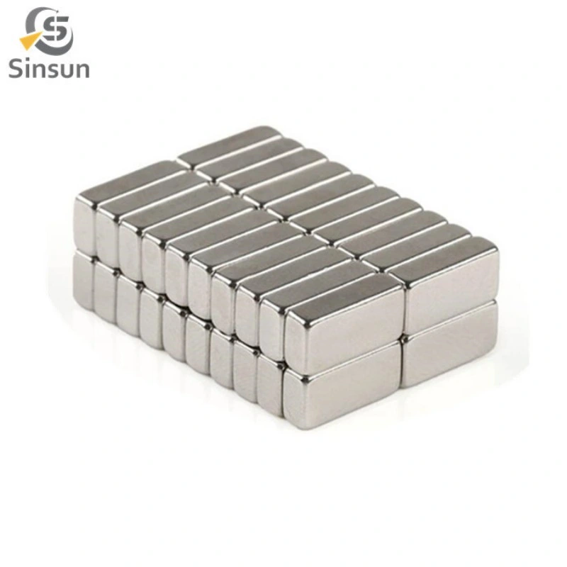 Rare Earth Cube Nickel Coating Small Bar Magnets