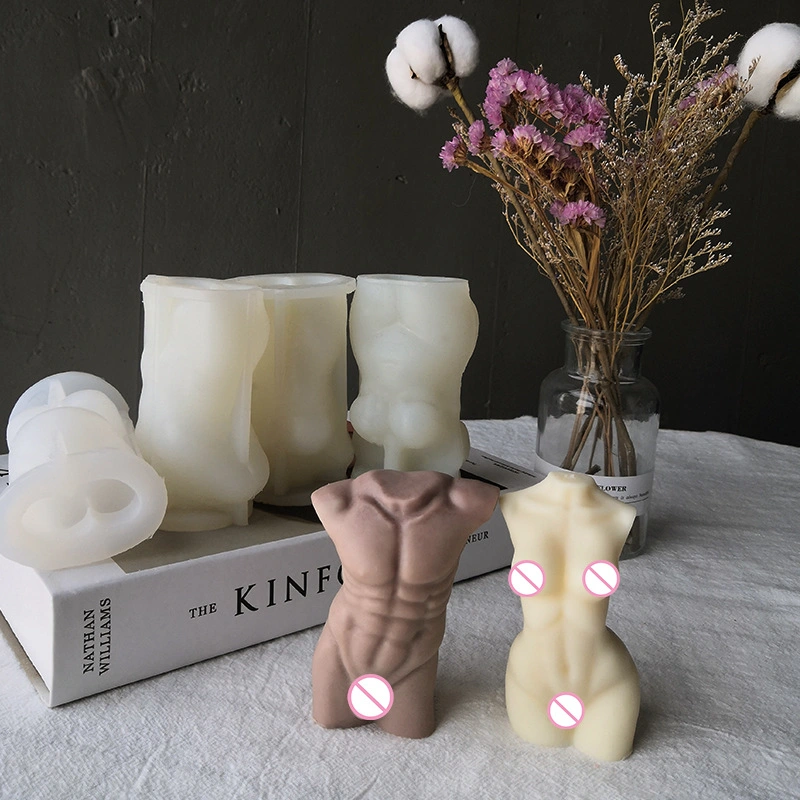 Creative Home Decoration Handmade Aromatherapy Candles Variety of Body Art Plaster Decorative Silicone Molds