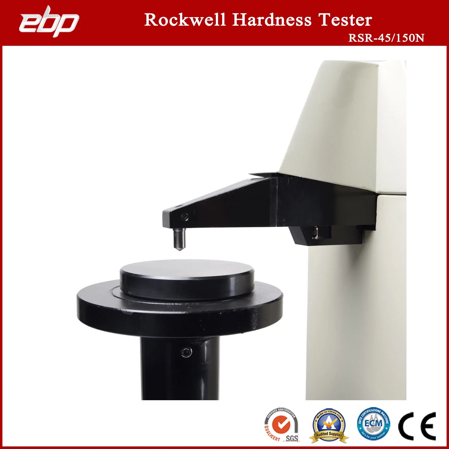 Digital Touch Screen Twin Rockwell Hardness Tester with Dolphin Nose Indenter