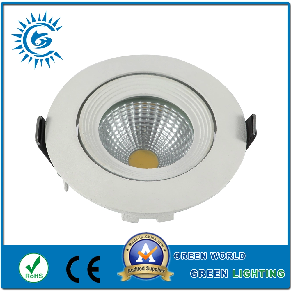 85V-265V Ronda de la COB Sqaure Lámpara de techo LED Lámpara de abajo