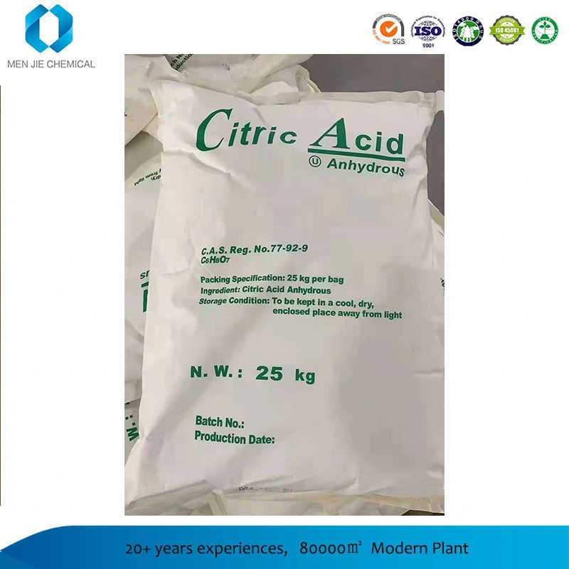 China Supply Bulk Cheap White Crystal Food Grade Monohydrate Anhydrous Acid Citric Price