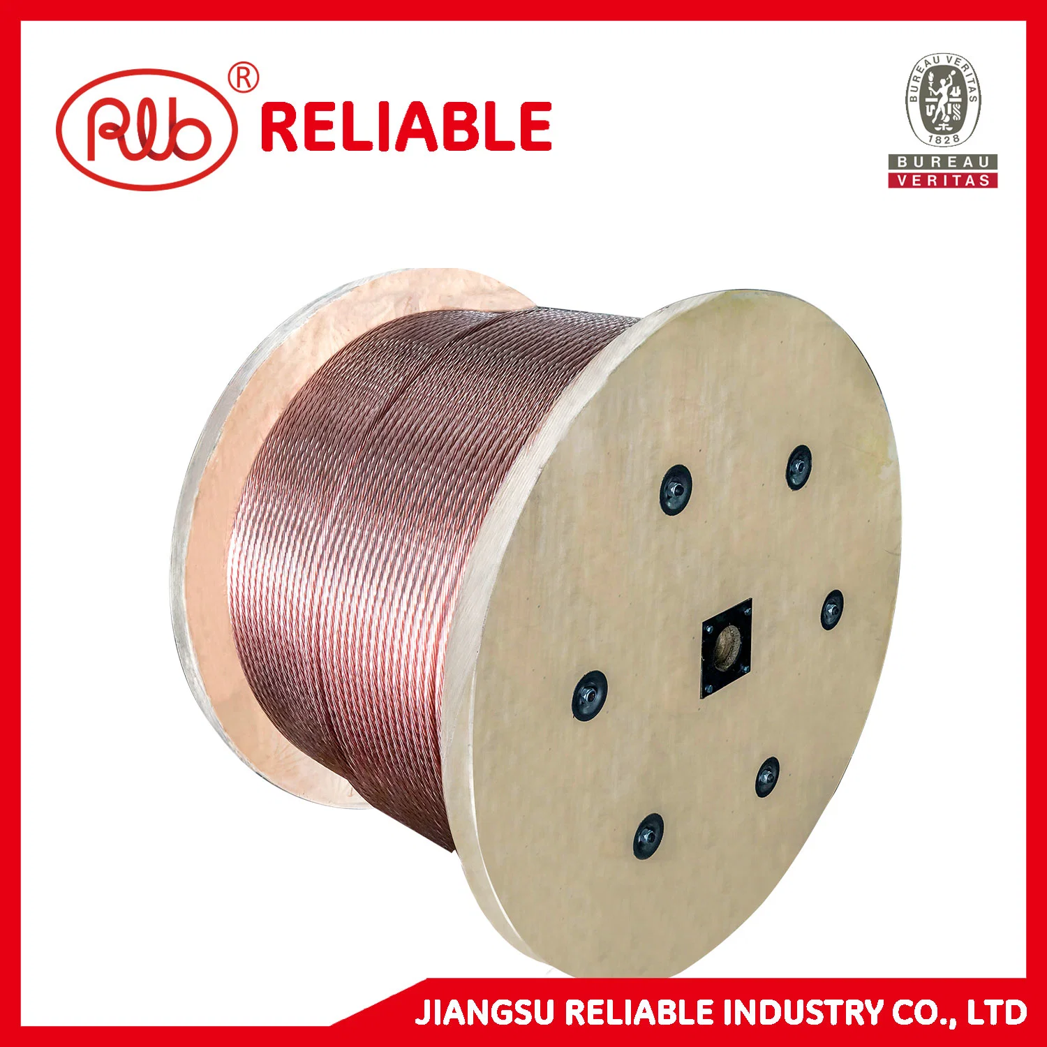 Revestimiento de tubo-soldadura Alta resistencia 3/AWG (4-12) Cobre Clad Acero Strand Cable CCS