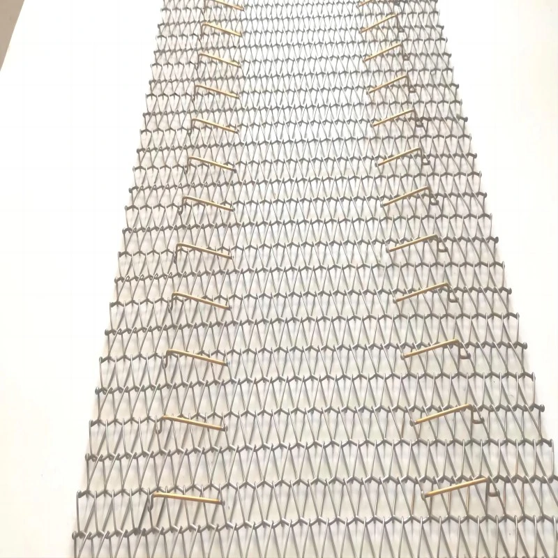 High Temperature Solar Cell Stainless Steel Mesh Chain Manufacturers