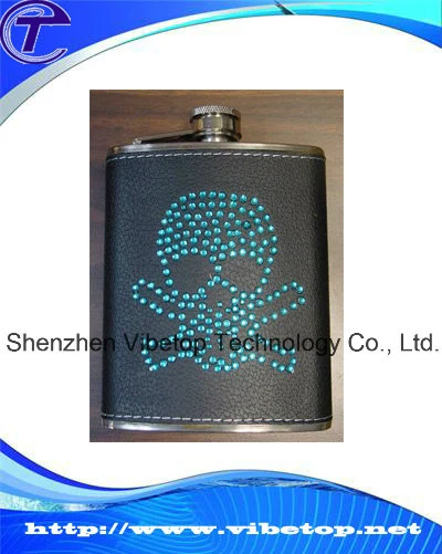 Leather Cover Hip Flasks Novelty Leather Flagon