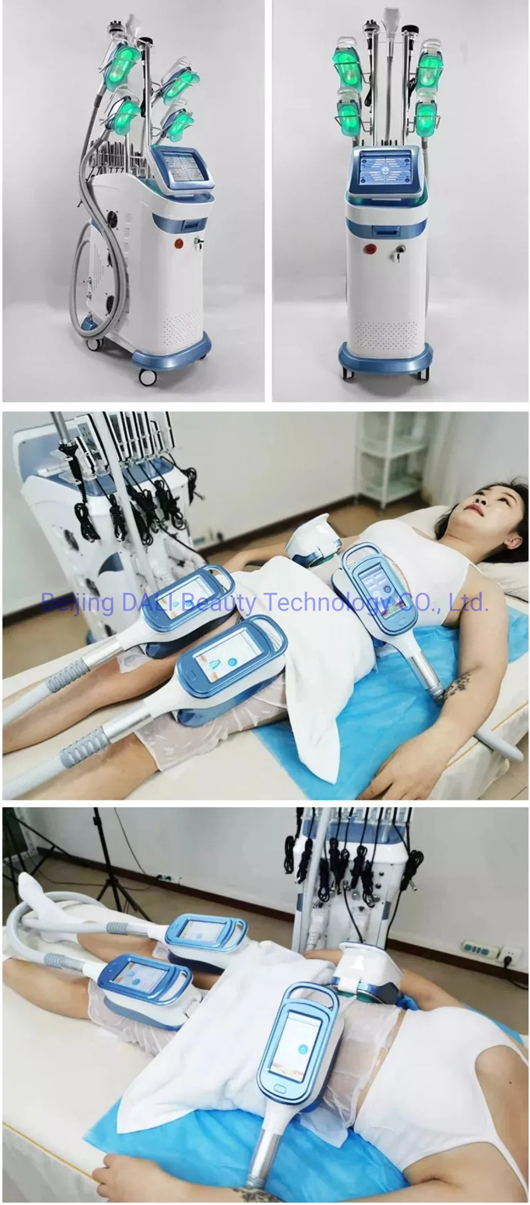 Korea Cryolipolysis 40K Beauty Cool Microwave RF 360 Cavitation System 3 in 1 Slimming Machine