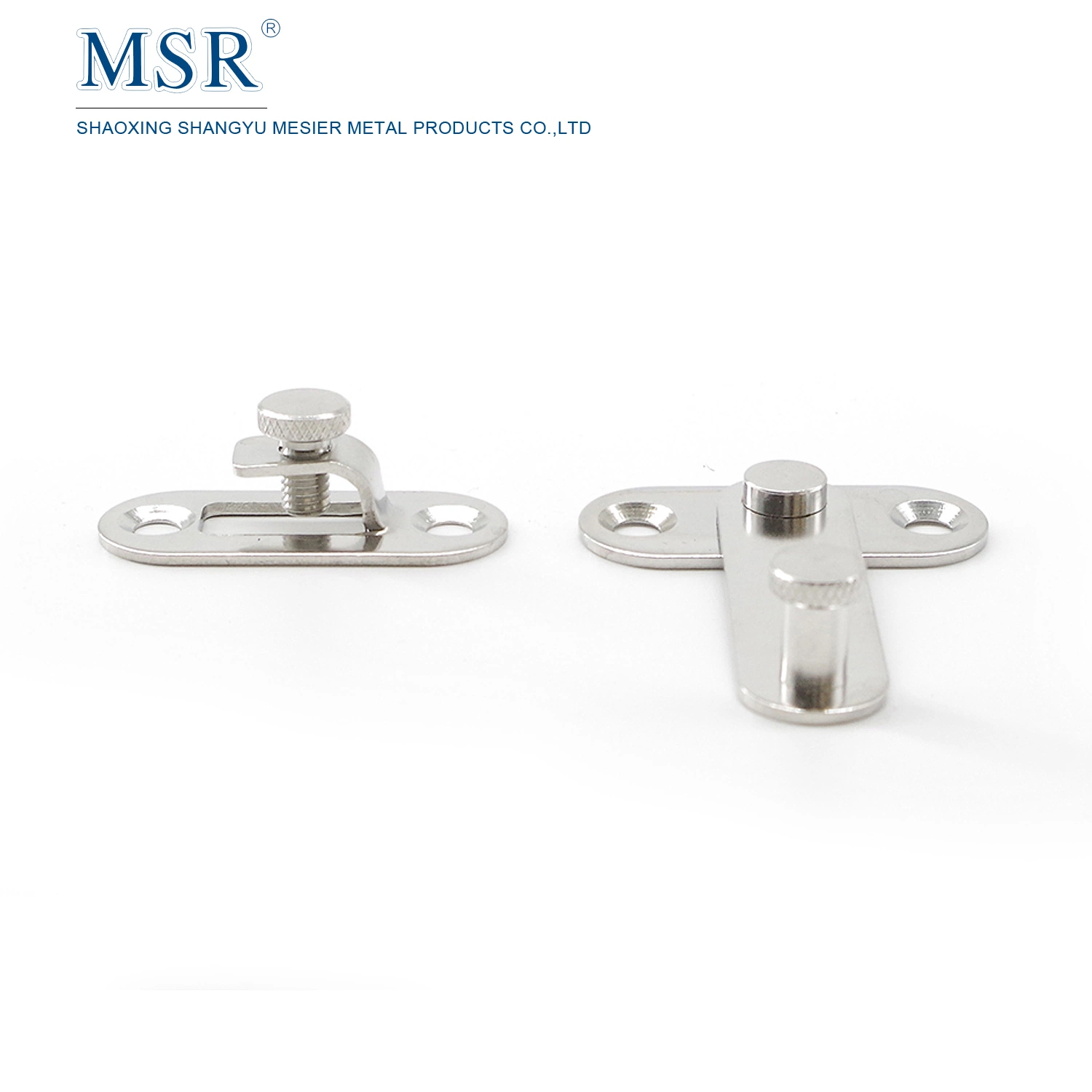 Shaoxing 30A Stainless Steel Material Rotary Latch Part in Silver White