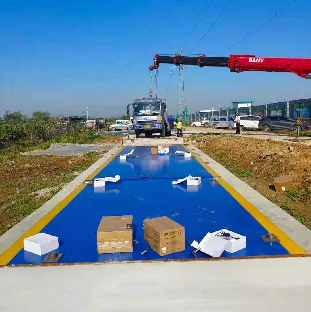 China Factory Price 3X18m balança de pesagem digital Weighbridge Electronic Truck Escala de 100 toneladas