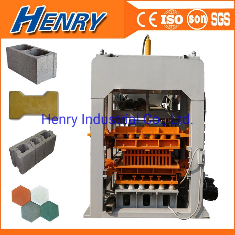 Qt6-15 Fully Automatic Hydraulic Cement Hollow Block Machine Concrete Block Making Machine Paver Machine Curbstone Making Machine Line Booming Business