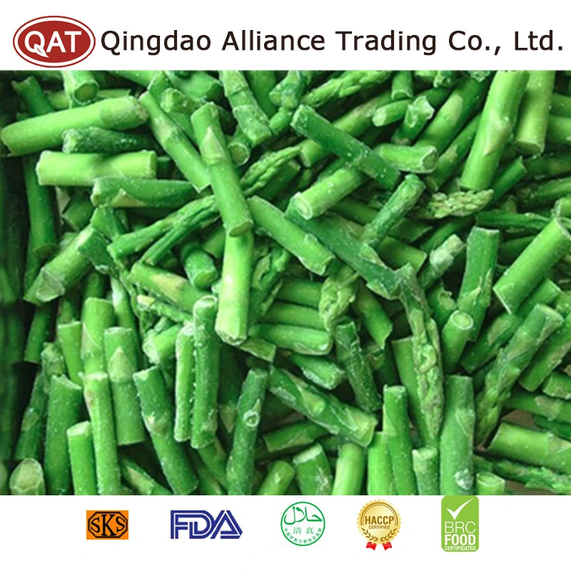 Good Price IQF Cut Asparagus Frozen Whole Green Asparagus with Brc ISO Certificates