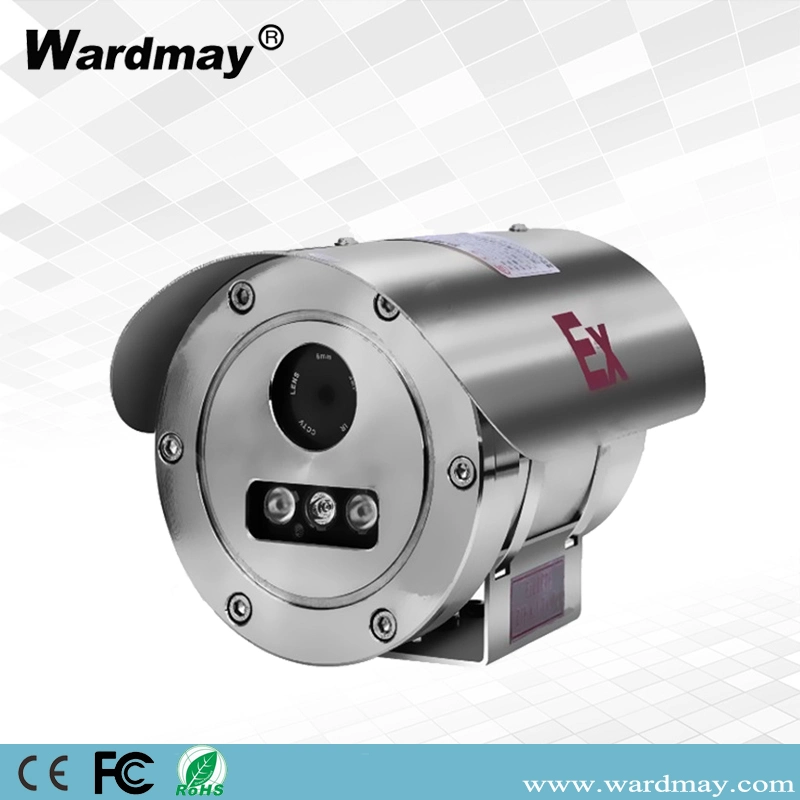 Wardmay 304 Acero Inoxidable IP CCTV Atex 4MP Zoom 4X protocolo de la cámara de infrarrojos de Hikvision Explosion-Proof