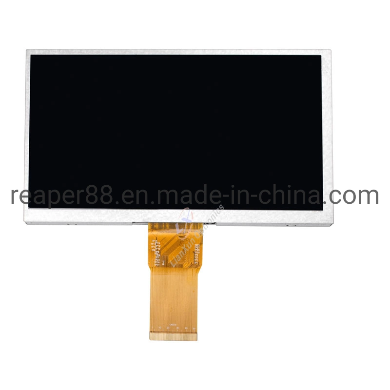 Pantalla LCD TFT IPS de 7" 1024*600 interfaz LVDS táctil opcional Panel aplicar para dispositivo portátil