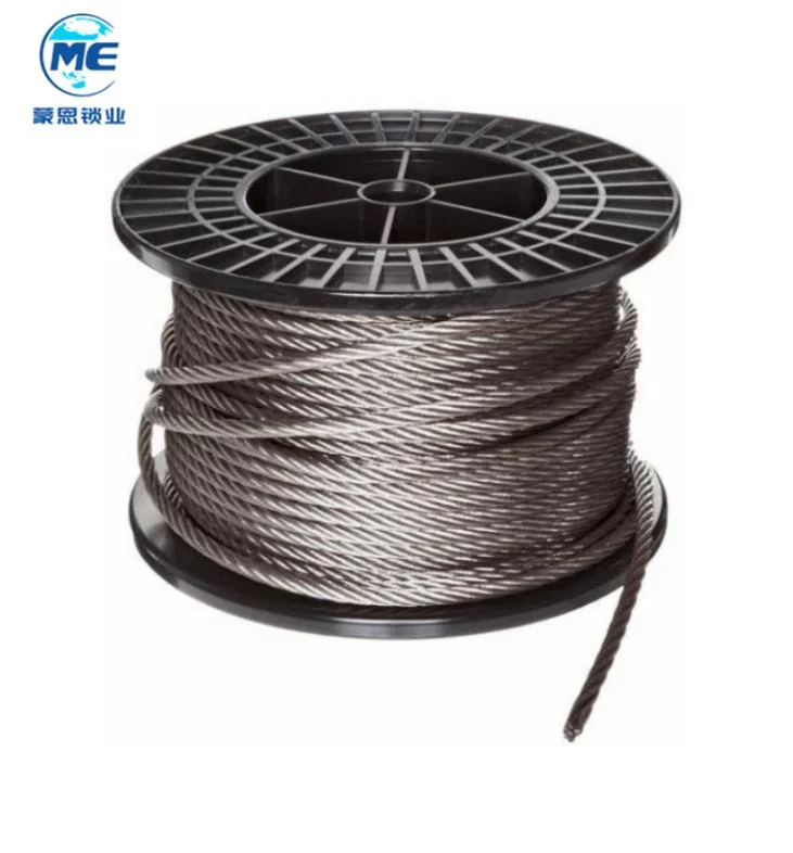 SUS 304/316 Flexible Stainless Steel Wire Rope High Quality and Competitive Price