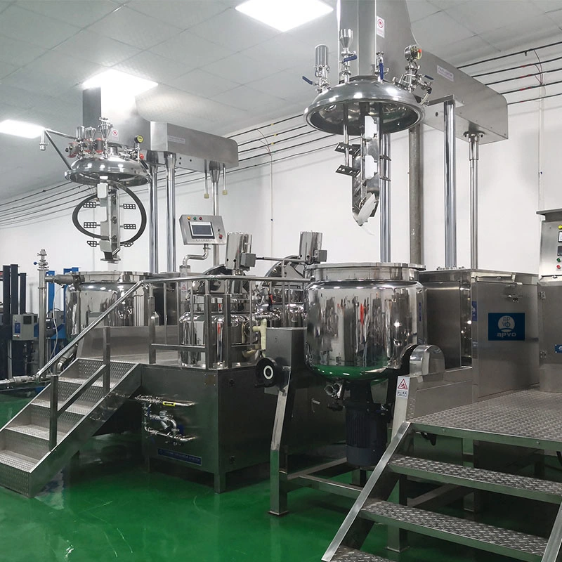 Hand Washing Gel Mixing Machine Lotion Making Machine Cosmetic Face Cream Production Line