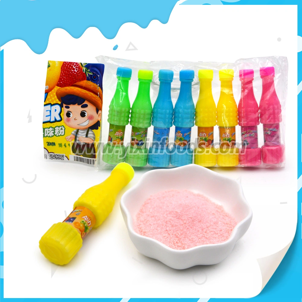 Fruit Soda Powder Candy with Plastic Bottle Packing