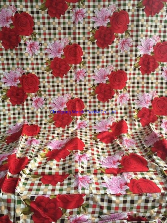 Polyester Textile Printing Bedsheet Fabric