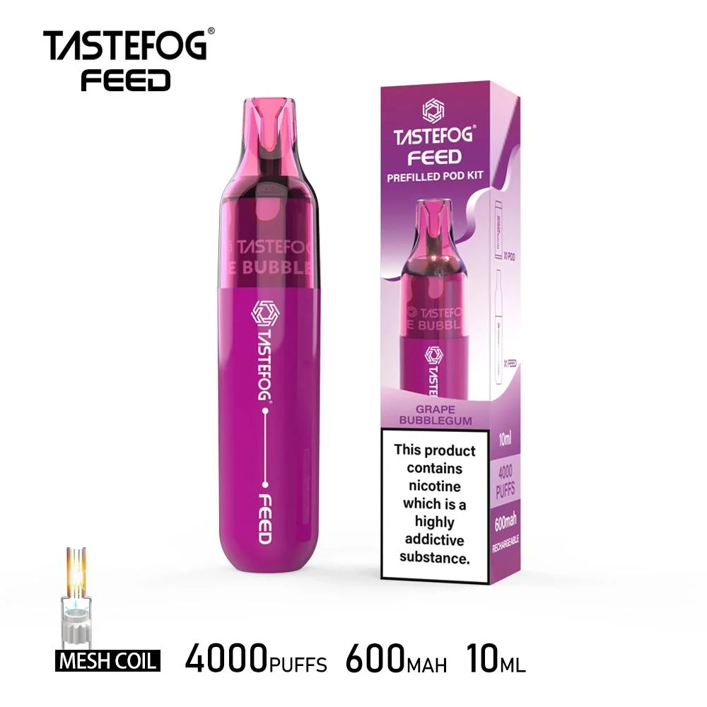 Tastefog Feed Disposable/Chargeable Vape 4000 Puffs Rechargeable vape