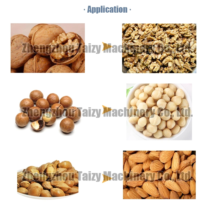 Walnut Crushing Machine Almonds Shelling Machine Cashew Macadamia Nut Processing Machine