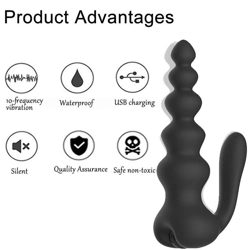 Controle remoto vibrador Anal para homens vagina e ânus