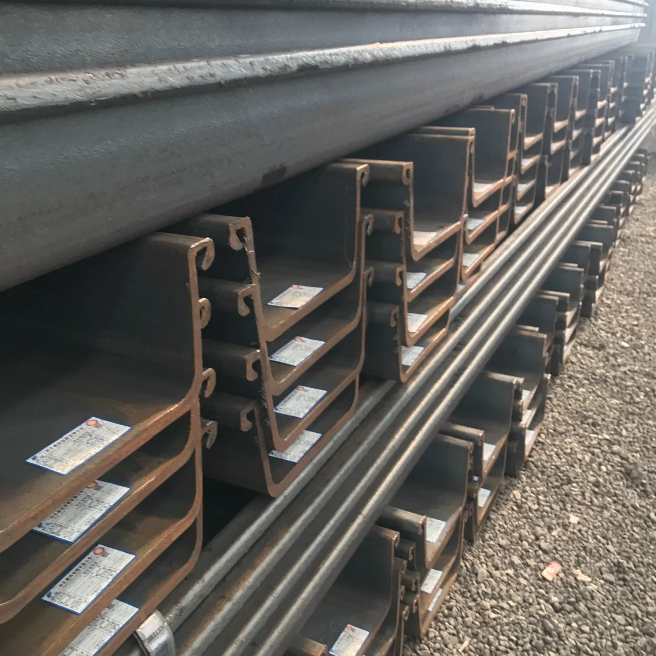 Weathering Steel Salt Water Ocean Exposure 9 mm Z Shape Steel Plate Piling Sy390 Hot Rolled Steel Sheet Pile