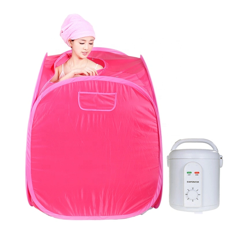 Smartmak BS9001 Rosa una persona portátil Mini Sauna de vapor