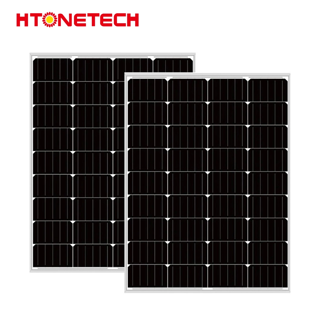 Panel Solar policristalino Htonetech 260W Original proveedores Panel Solar China tipo N Topcon todo negro Mono Perc Panel Solar monocristalino 120 Vatios