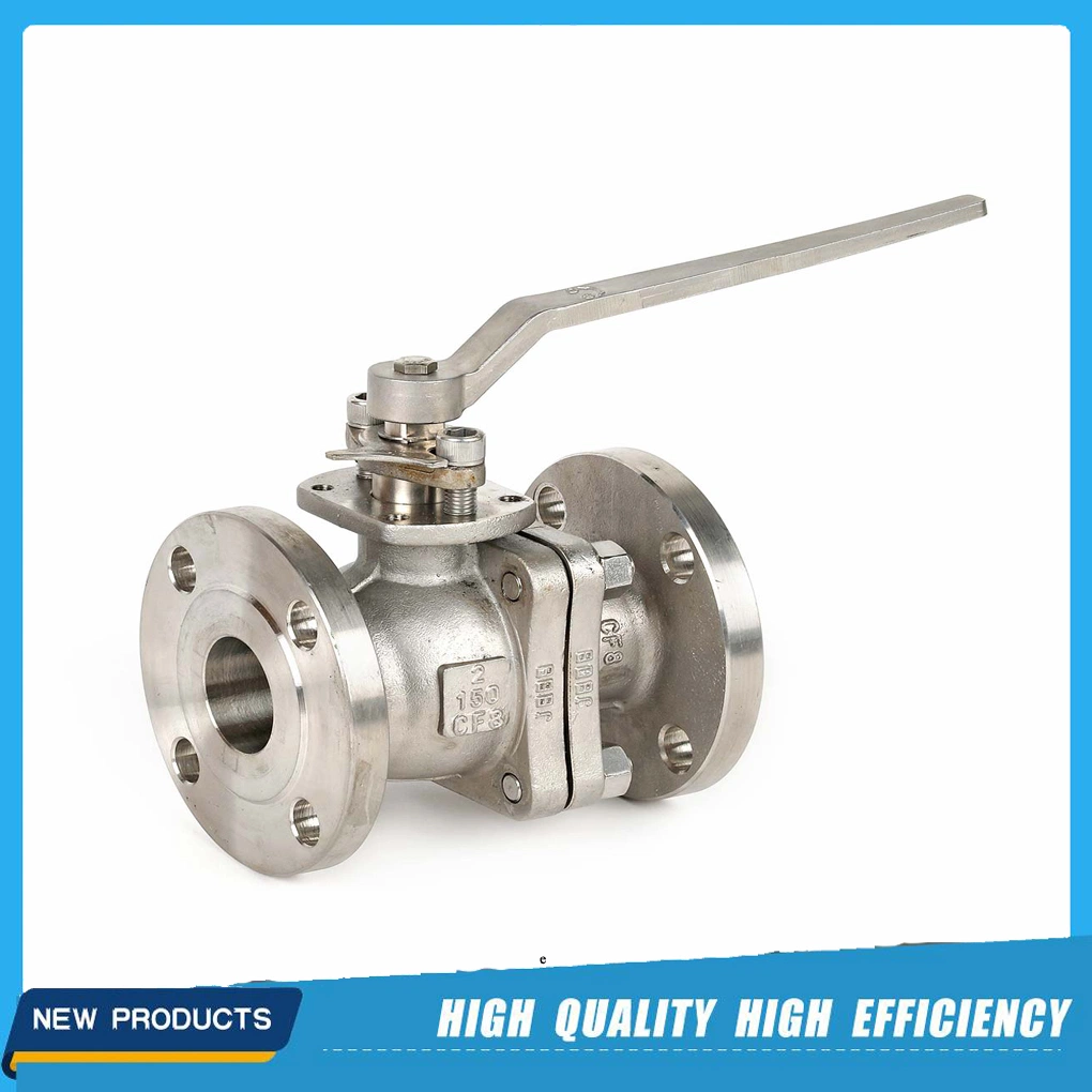 2PC Body API 608 ANSI Stainless Steel CF8/CF8m/CF3/CF3m Flange Gas Oil Water Plumbing Ball Valve