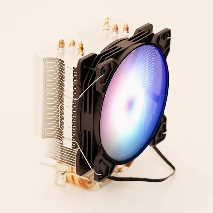 8cm Fans CPU Cooler Computer Radiator Intel AMD 4 Copper Pipe