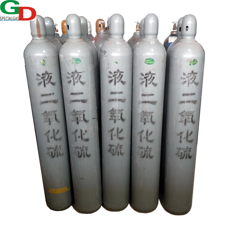 40kg 99.9% So2 Sulfur Dioxide in 40L ISO Gas Cylinder